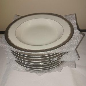 Mikasa Palatial Platinum Soup Bowls - Pattern L3235 - Lot of 10
